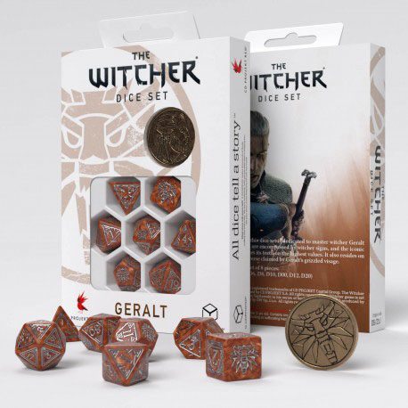 The Witcher Würfel Set Geralt The Monster Slayer (7) - Preorder - ETA: 11.08.2026