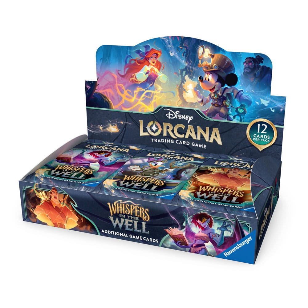 Disney Lorcana TCG Whispers in the Well Booster Display (24) *Englische Edition* - Versand: 7 Tage nach Bestellung