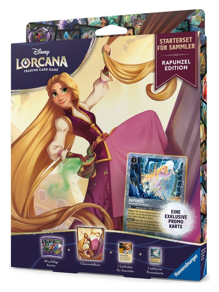 Disney Lorcana TCG Starterset für Sammler Rapunzel Edition *Deutsche Version* - Preorder - ETA: 04.09.2026