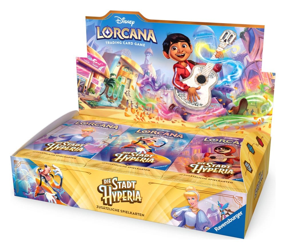 Disney Lorcana TCG Die Stadt Hyperia Booster Display (24) *Deutsche Version* - Preorder - ETA: 23.10.2026