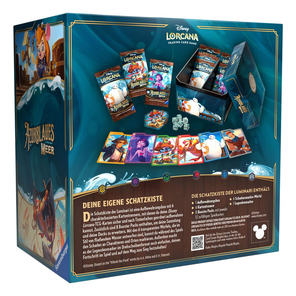 Disney Lorcana TCG Azurblaues Meer Schatzkiste der Luminari *Deutsche Edition* - Versand: 5-7 Tage nach Bestellung