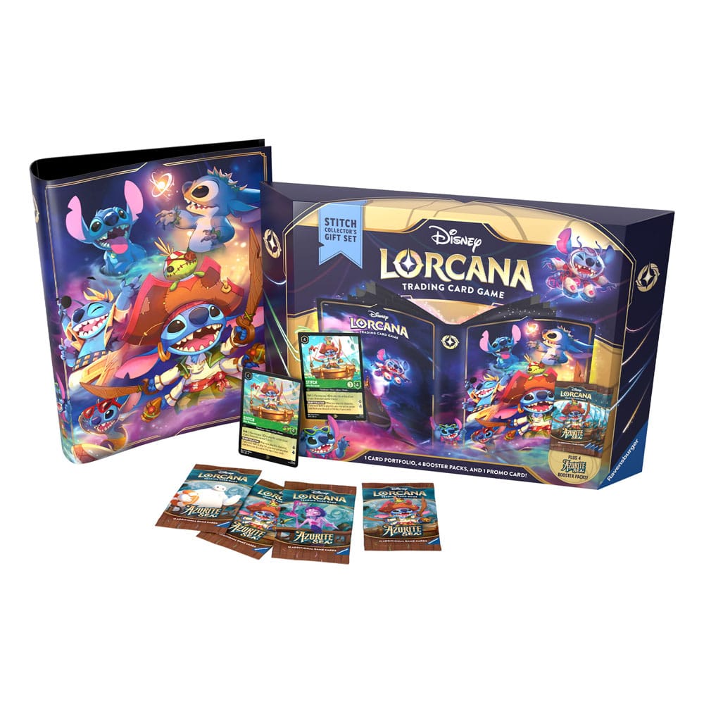 Disney Lorcana TCG Azurite Sea Geschenk-Set Stitch *Englische Edition* - Preorder - ETA: 31.10.2025