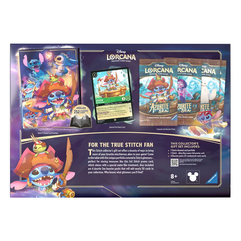 Disney Lorcana TCG Azurite Sea Geschenk-Set Stitch *Englische Edition* - Preorder - ETA: 31.10.2025
