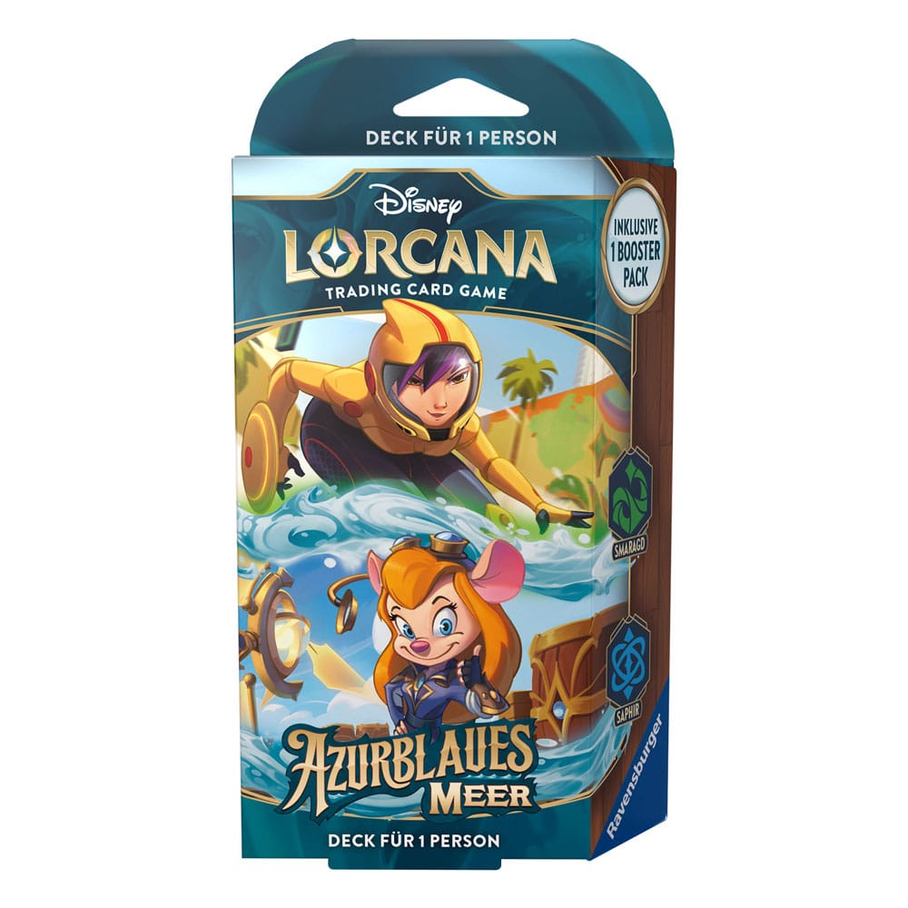 Disney Lorcana TCG Azurblaues Meer Starter Decks Display (8) *Deutsche Edition* - Preorder - ETA: 31.10.2025