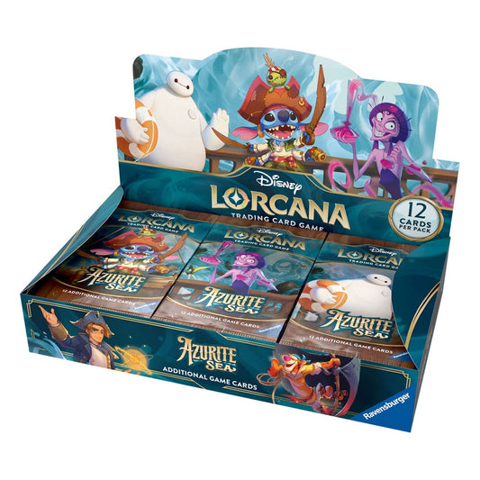 Disney Lorcana TCG Azurite Sea Booster Display (24) *Englische Edition* - Preorder - ETA: 31.10.2025