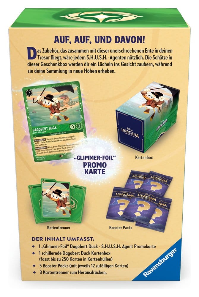 Disney Lorcana TCG Dagobert Duck Geschenkbox *Deutsche Edition* - Versand: 7 Tage nach Bestellung