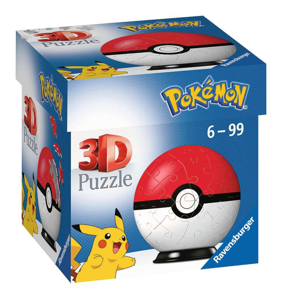 Pokémon 3D Puzzle Pokéballs: Classic (55 Teile) - Versand: 5-7 Tage nach Bestellung