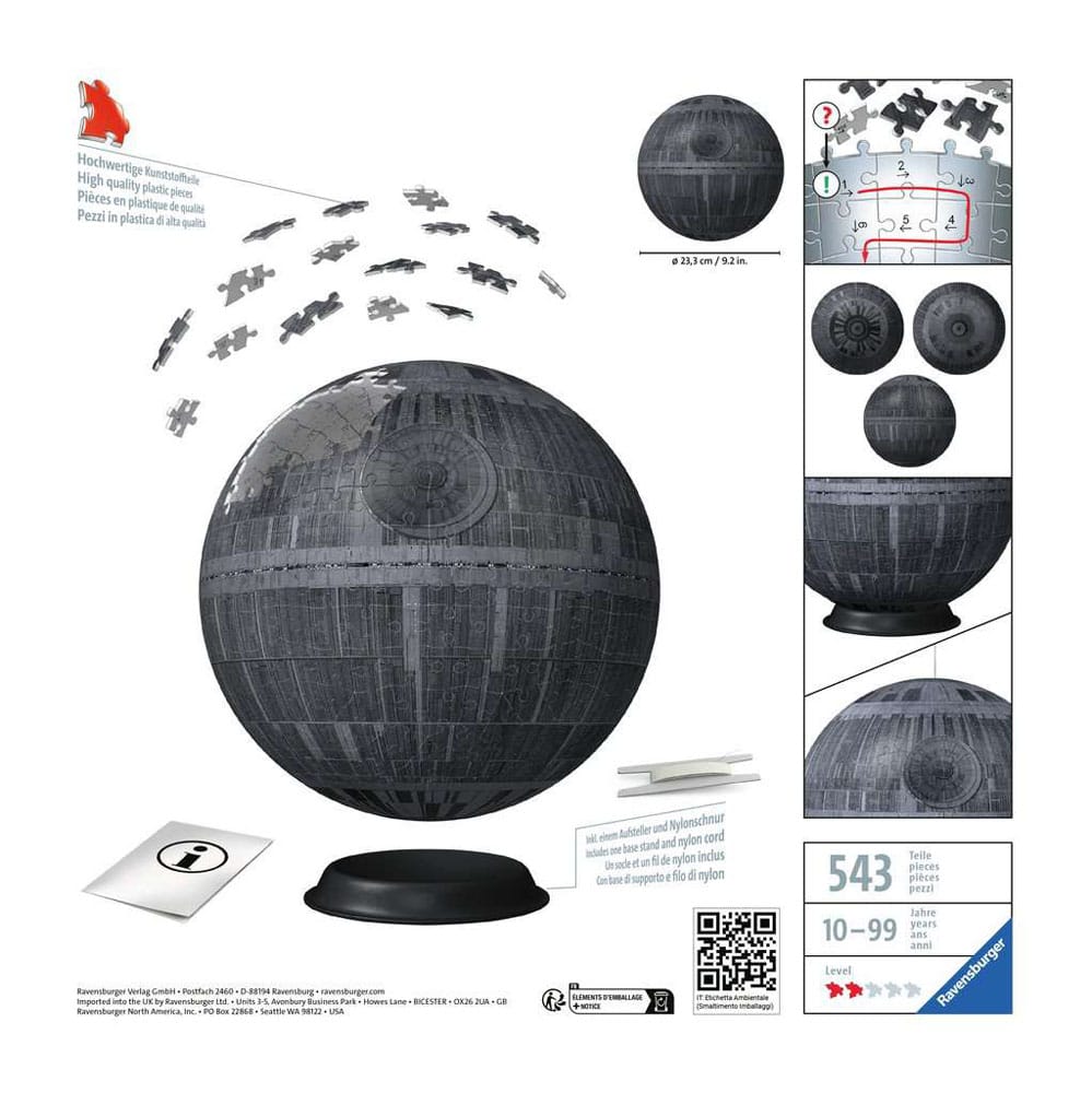 Star Wars 3D Puzzle Todesstern (543 Teile) - sofort lieferbar