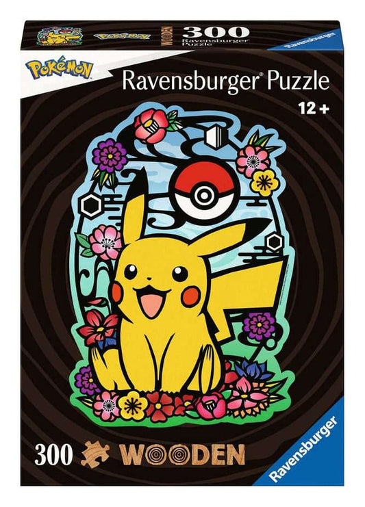 Pokémon WOODEN Holz-Puzzle Pikachu (300 Teile)  - Versand: 5-7 Tage nach Bestellung