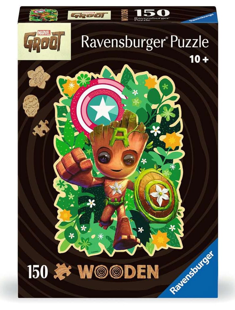 Marvel WOODEN Holz-Puzzle Groot (150 Teile)  - Versand: 5-7 Tage nach Bestellung