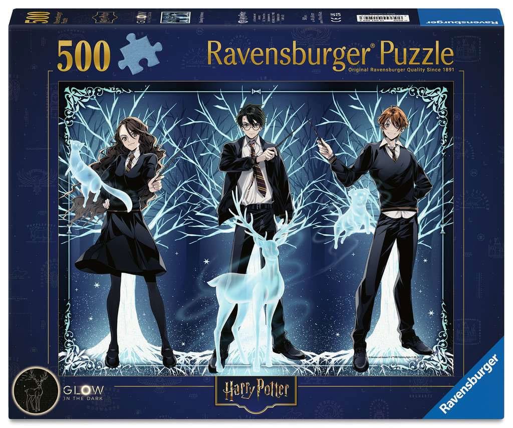 Harry Potter Glow-in-the-Dark Puzzle Leuchtender Patronus (500 Teile) - Preorder - ETA: 31.10.2025