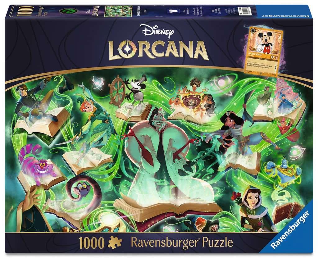 Disney Lorcana Puzzle Glimmers of the Realm: Emerald (1000 Teile) - Preorder - ETA: 27.12.2025
