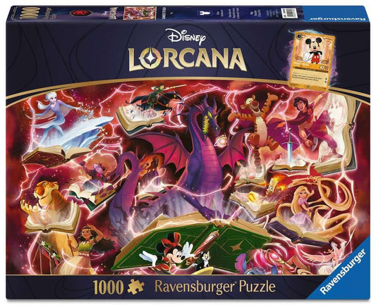 Disney Lorcana Puzzle Glimmers of the Realm: Ruby (1000 Teile) - Preorder - ETA: 27.12.2025