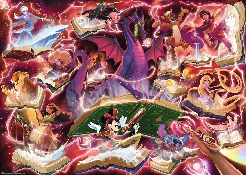Disney Lorcana Puzzle Glimmers of the Realm: Ruby (1000 Teile) - Preorder - ETA: 27.12.2025