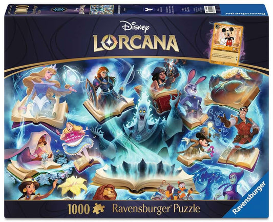 Disney Lorcana Puzzle Glimmers of the Realm: Sapphire (1000 Teile) - Preorder - ETA: 27.12.2025