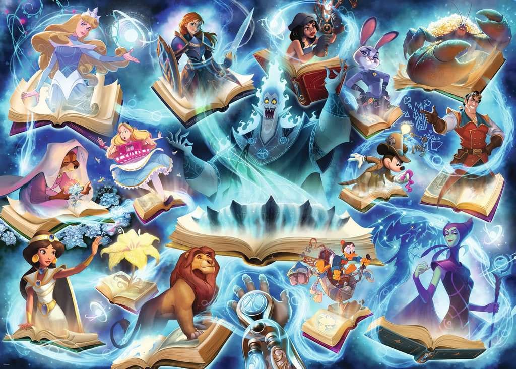 Disney Lorcana Puzzle Glimmers of the Realm: Sapphire (1000 Teile) - Preorder - ETA: 27.12.2025