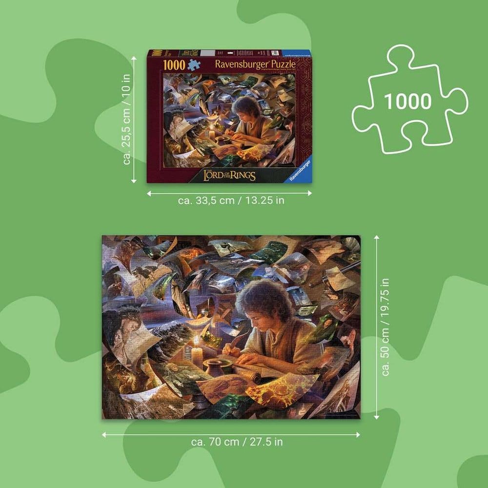 Der Herr der Ringe Puzzle Frodos Reise (1000 Teile) - Versand: 7 Tage nach Bestellung