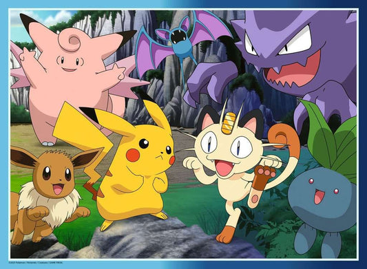 Pokémon Kinderpuzzle XXL Fang die Pokémon! (300 Teile) - Versand: 5-7 Tage nach Bestellung