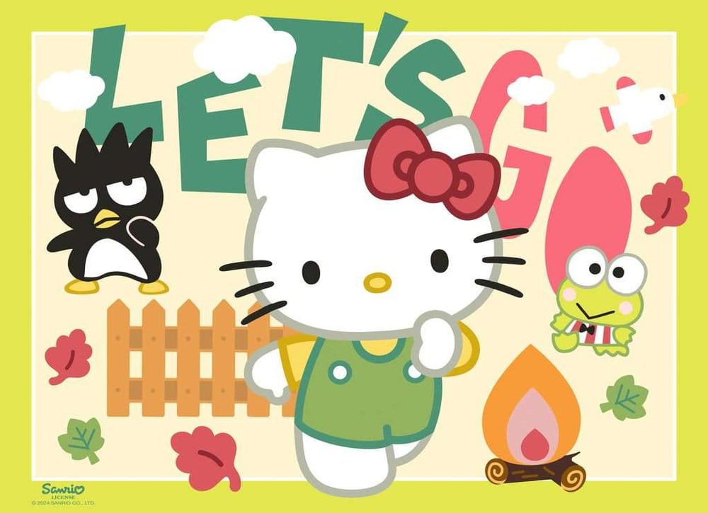 Hello Kitty Puzzles 4er-Pack Los geht's, Hello Kitty! (4x100 Teile) - Versand: 7 Tage nach Bestellung