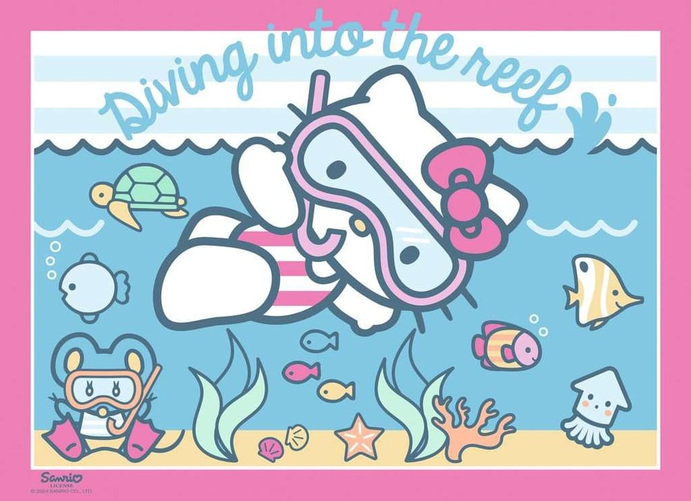 Hello Kitty Puzzles 4er-Pack Los geht's, Hello Kitty! (4x100 Teile) - Versand: 7 Tage nach Bestellung
