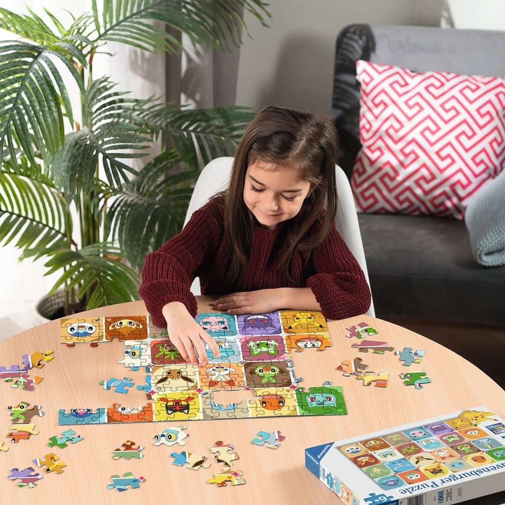 Pokémon Kinderpuzzle Pokémon Gesichter (100 Teile XXL) - Versand: 7 Tage nach Bestellung