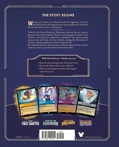 Disney Lorcana TCG Buch Der offizielle Collector's Guide: Sets 1-4 *Englische Version* - Versand: 7 Tage nach Bestellung