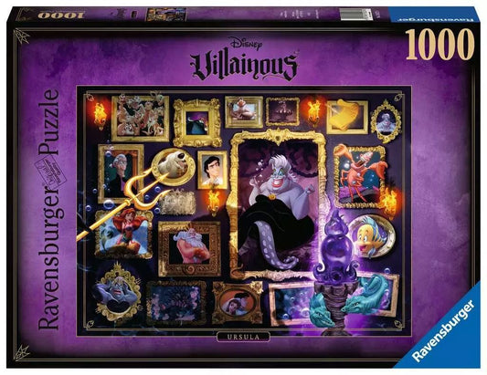 Disney Villainous Puzzle Ursula (1000 Teile) - Versand: 5-7 Tage nach Bestellung