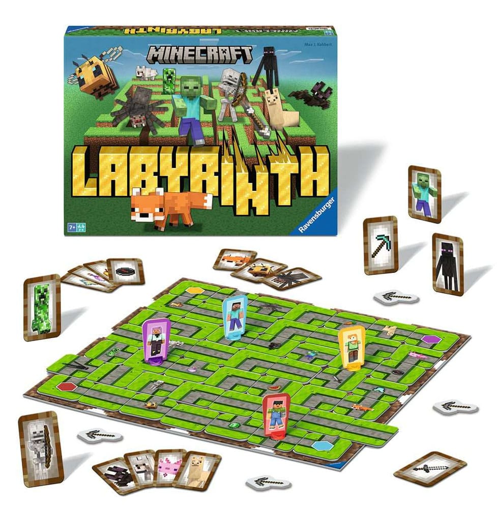 Minecraft Brettspiel Labyrinth  - Versand: 5-7 Tage nach Bestellung