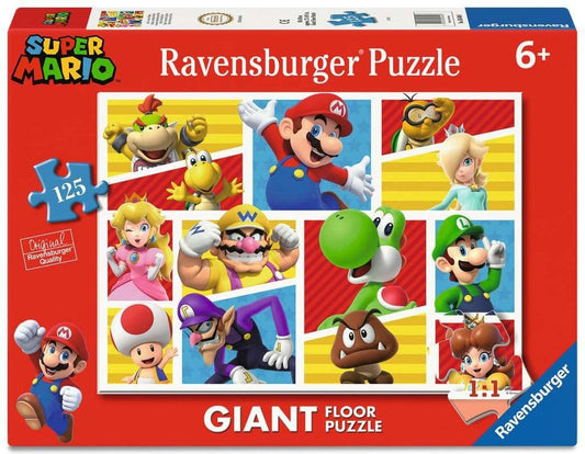 Super Mario Giant Floor Puzzle Marios Freunde und Feinde (125 Teile) - Versand: 7 Tage nach Bestellung