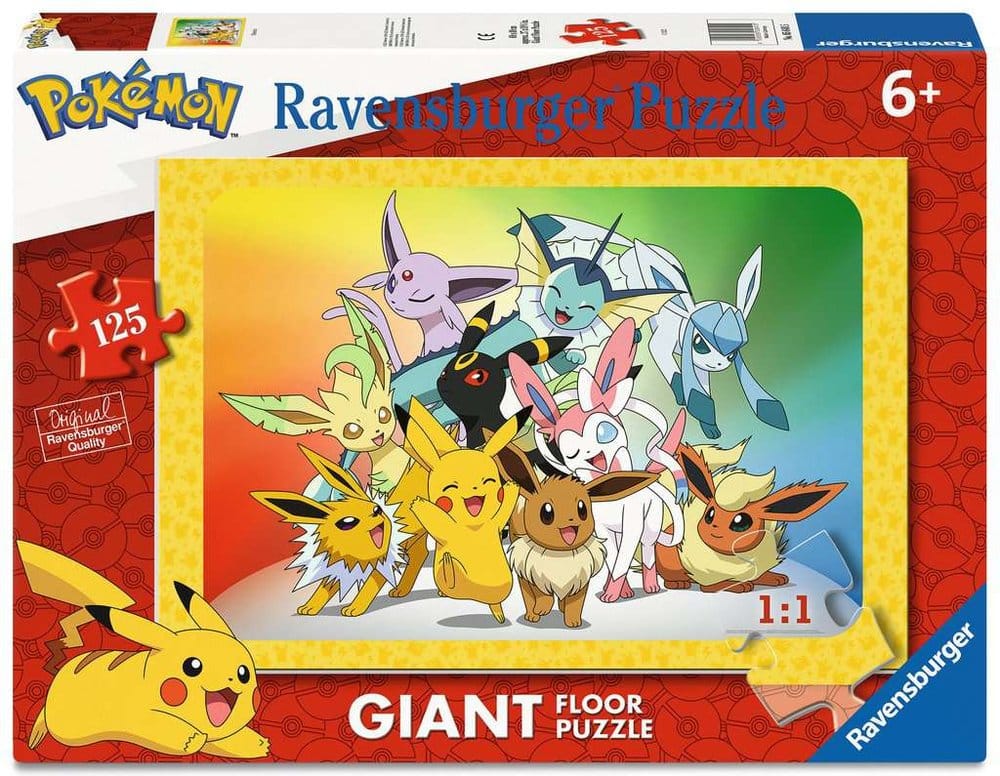 Pokémon Giant Floor Puzzle (125 Teile) - Versand: 7 Tage nach Bestellung