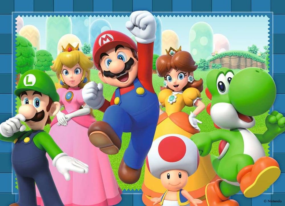 Super Mario Puzzles 4er-Pack Zeit für Mario! (4x100 Teile) - Versand: 7 Tage nach Bestellung