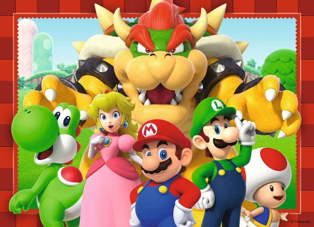 Super Mario Puzzles 4er-Pack Zeit für Mario! (4x100 Teile) - Versand: 7 Tage nach Bestellung