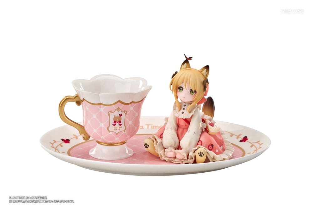 Original Character DLC Series PVC Figur Tea Time Cats Orange Cat 10 cm - Preorder - ETA: 24.09.2027