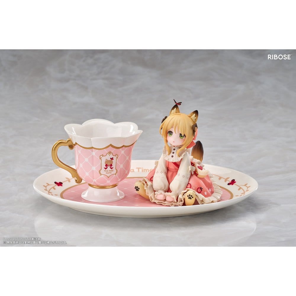 Original Character DLC Series PVC Figur Tea Time Cats Orange Cat 10 cm - Preorder - ETA: 24.09.2027