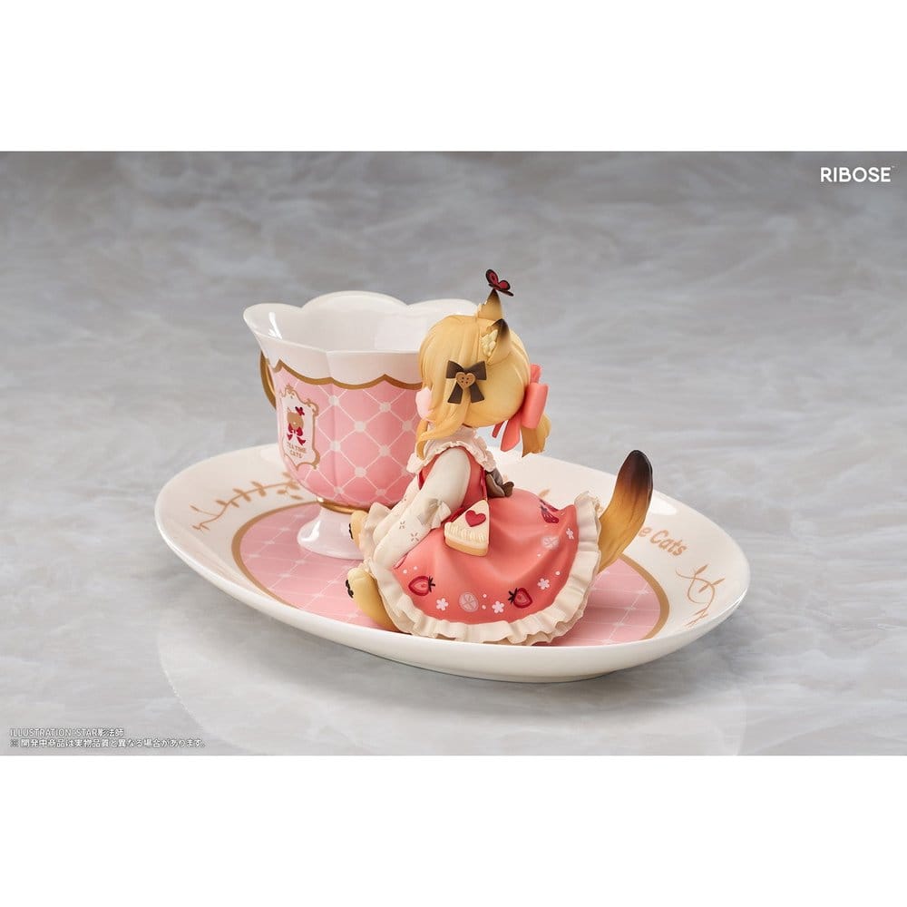 Original Character DLC Series PVC Figur Tea Time Cats Orange Cat 10 cm - Preorder - ETA: 24.09.2027