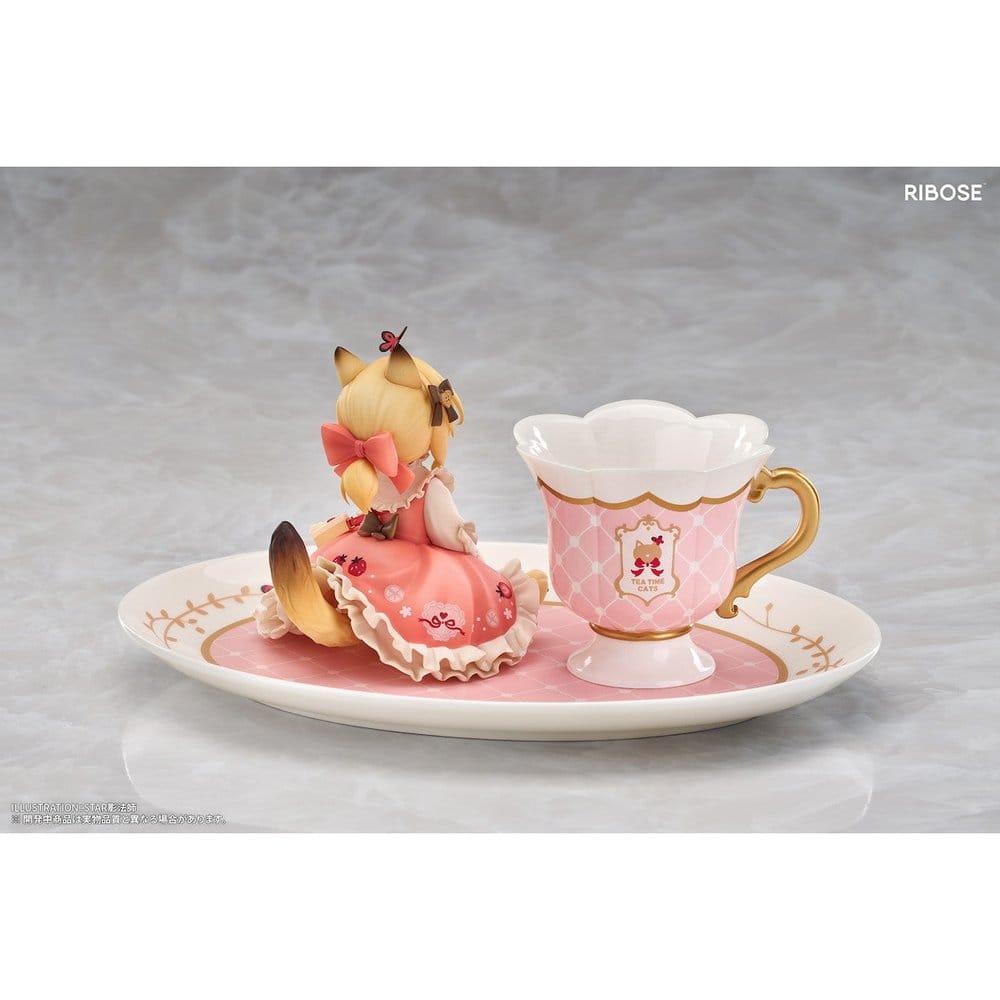 Original Character DLC Series PVC Figur Tea Time Cats Orange Cat 10 cm - Preorder - ETA: 24.09.2027
