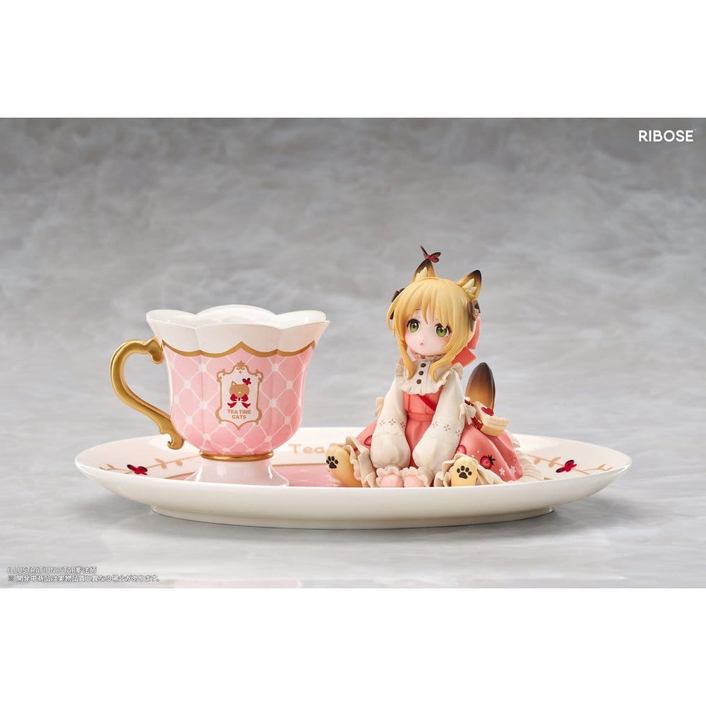 Original Character DLC Series PVC Figur Tea Time Cats Orange Cat 10 cm - Preorder - ETA: 24.09.2027