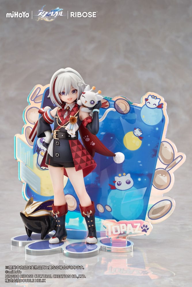 Honkai: Star Rail Rise Up Chibineko Series PVC Statue Topaz & Numby Ver. 18 cm   - Preorder - ETA: 25.08.2026