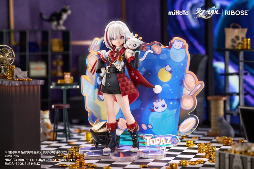 Honkai: Star Rail Rise Up Chibineko Series PVC Statue Topaz & Numby Ver. 18 cm   - Preorder - ETA: 25.08.2026