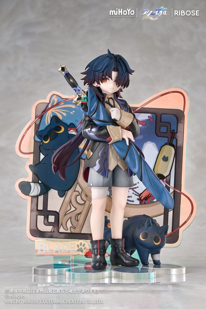 Honkai: Star Rail Rise Up+ Chibi Cat Series Chibi Figur Blade Ver. 19 cm - Preorder - ETA: 23.07.2027