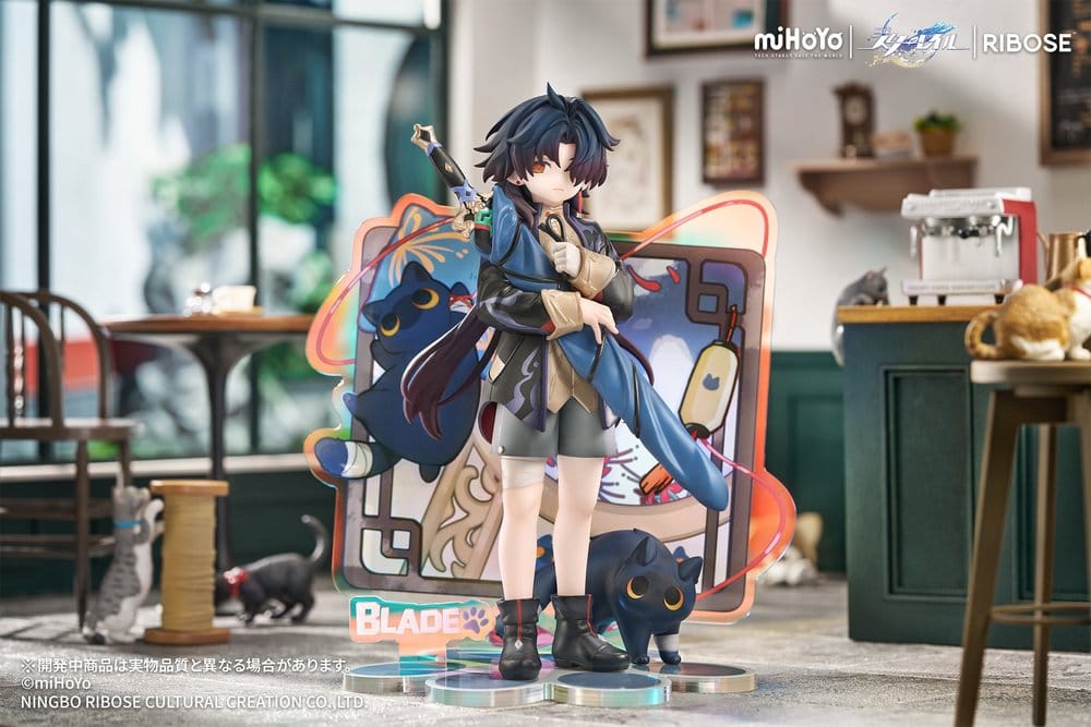 Honkai: Star Rail Rise Up+ Chibi Cat Series Chibi Figur Blade Ver. 19 cm - Preorder - ETA: 23.07.2027