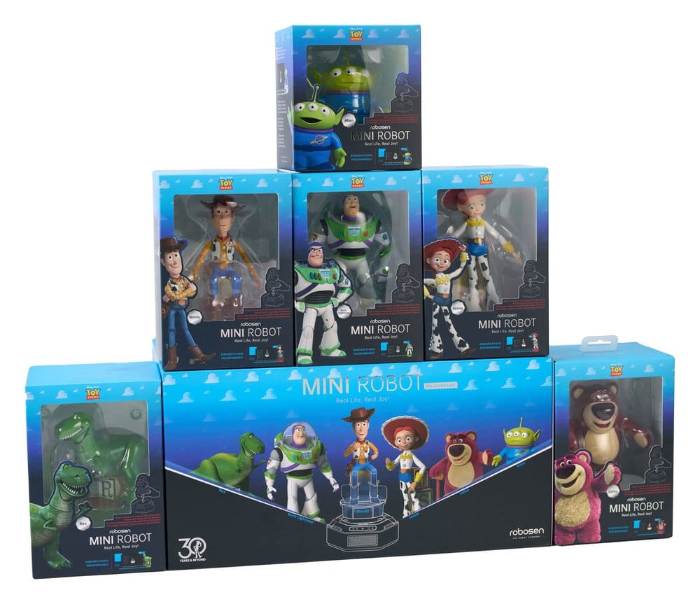 Disney Pixar Toy Story Interaktiver Roboter 30th Anniversary Collector's Set *Französische Version* 19 cm - Preorder - ETA: 11.08.2026