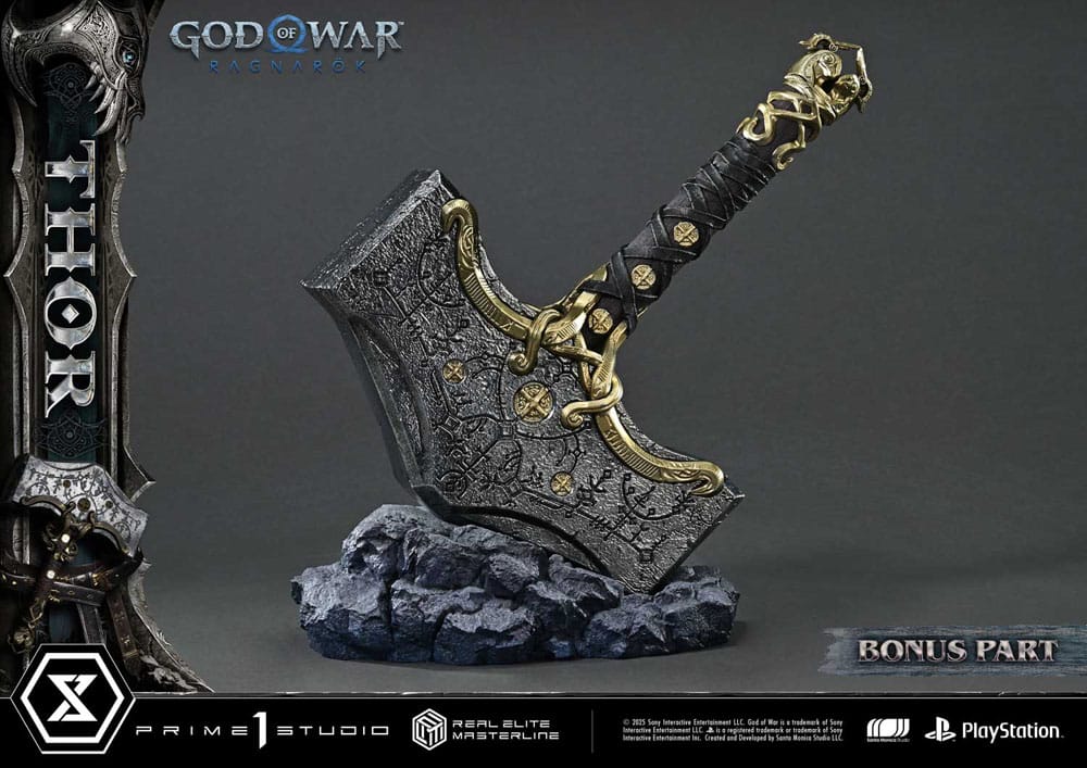 God of War: Ragnarök Real Elite Masterline Series Statue 1/3 Thor Deluxe Bonus Version 105 cm - Preorder - ETA: 25.04.2027