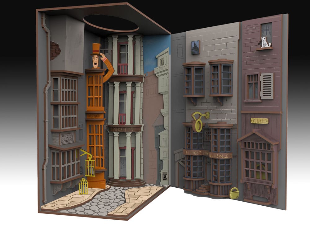 Harry Potter Tiny Adventures Book Nook Mini-Diorama Winkelgasse 23 cm - Preorder - ETA: 01.11.2025