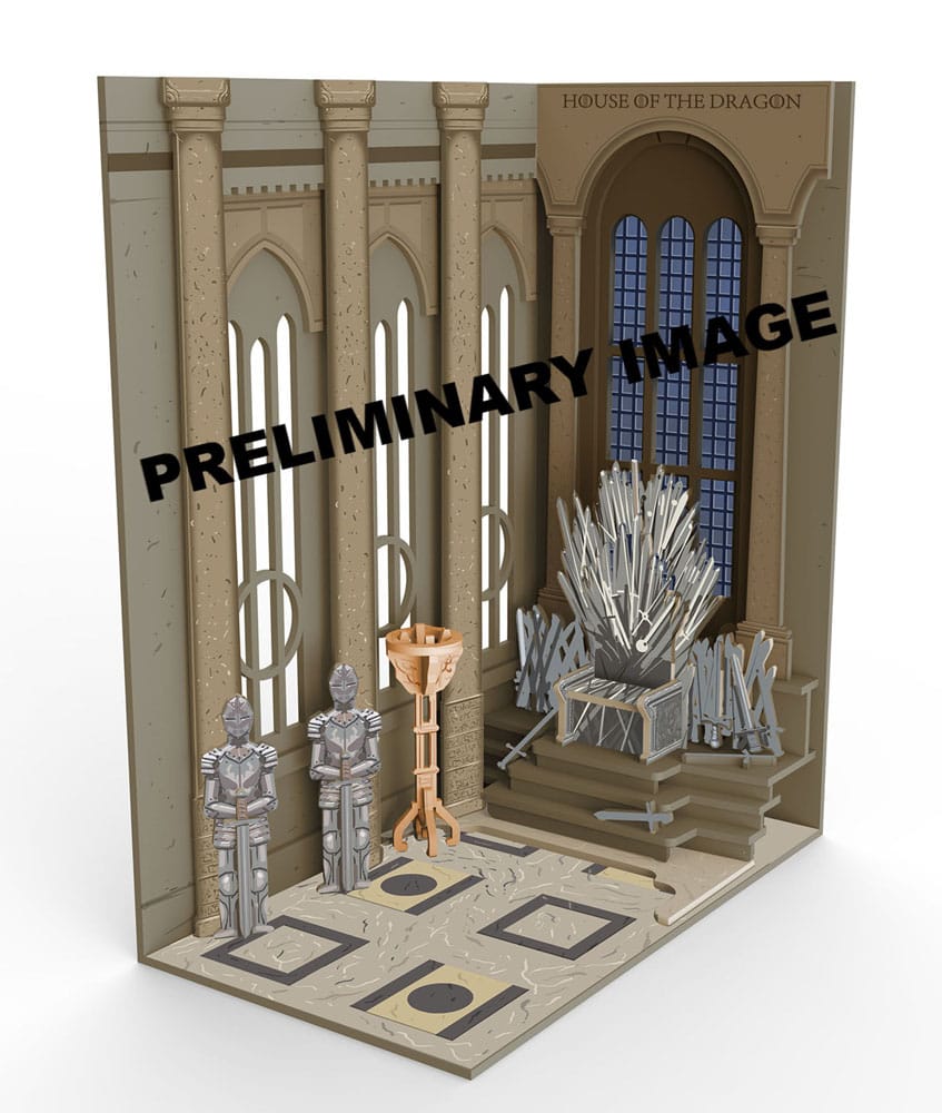 House of the Dragon Tiny Adventures Book Nook Mini-Diorama Iron Throne 23 cm - Preorder - ETA: 26.10.2026