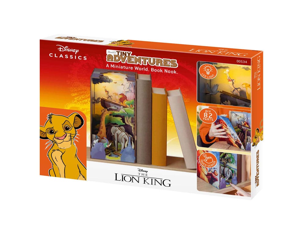 Disney Tiny Adventures Book Nook Mini-Diorama Der König der Löwen 23 cm - Preorder - ETA: 25.11.2025