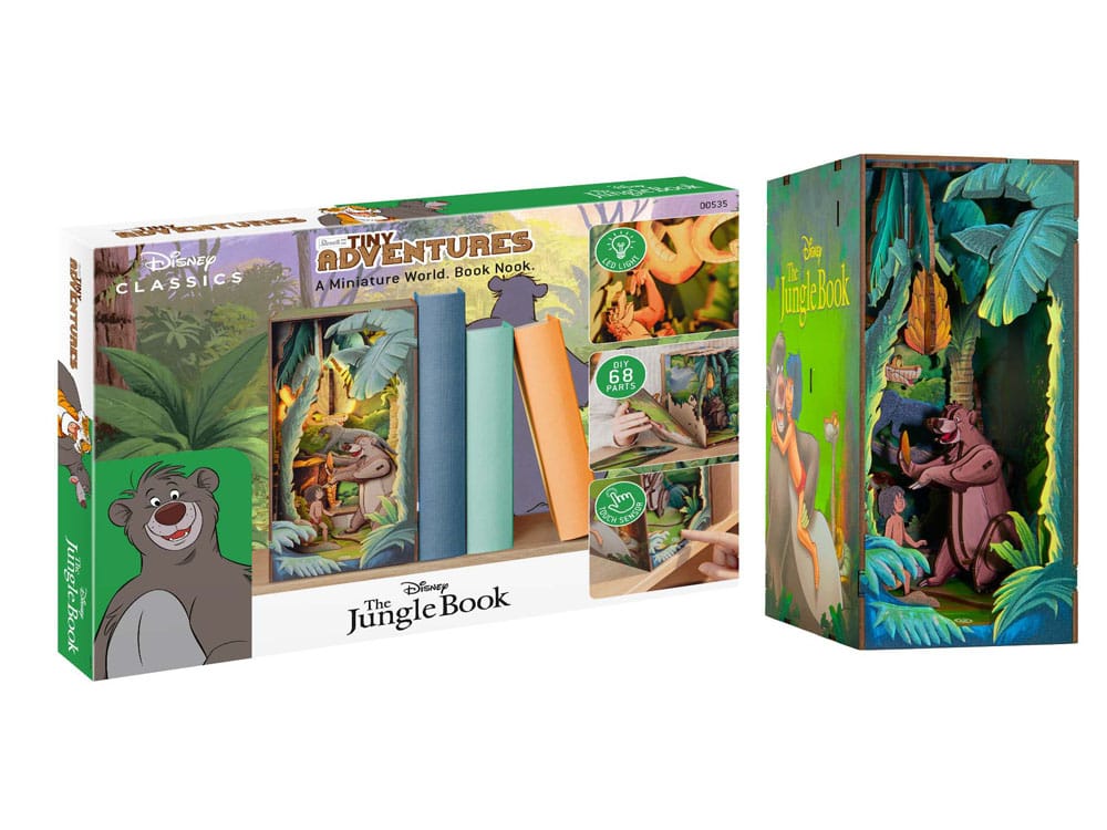 Disney Tiny Adventures Book Nook Mini-Diorama Das Dschungelbuch 23 cm - Preorder - ETA: 25.11.2025