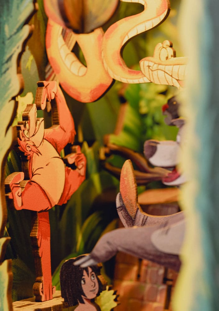 Disney Tiny Adventures Book Nook Mini-Diorama Das Dschungelbuch 23 cm - Preorder - ETA: 25.11.2025