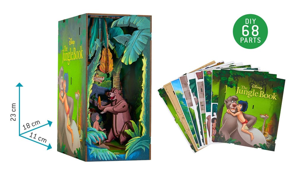 Disney Tiny Adventures Book Nook Mini-Diorama Das Dschungelbuch 23 cm - Preorder - ETA: 25.11.2025