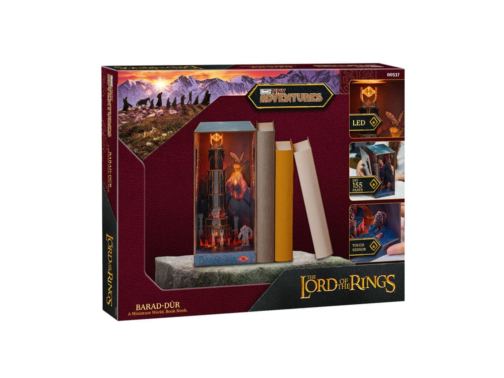 Der Herr der Ringe Tiny Adventures Book Nook Mini-Diorama Barad-Dûr 23 cm - Preorder - ETA: 25.11.2025